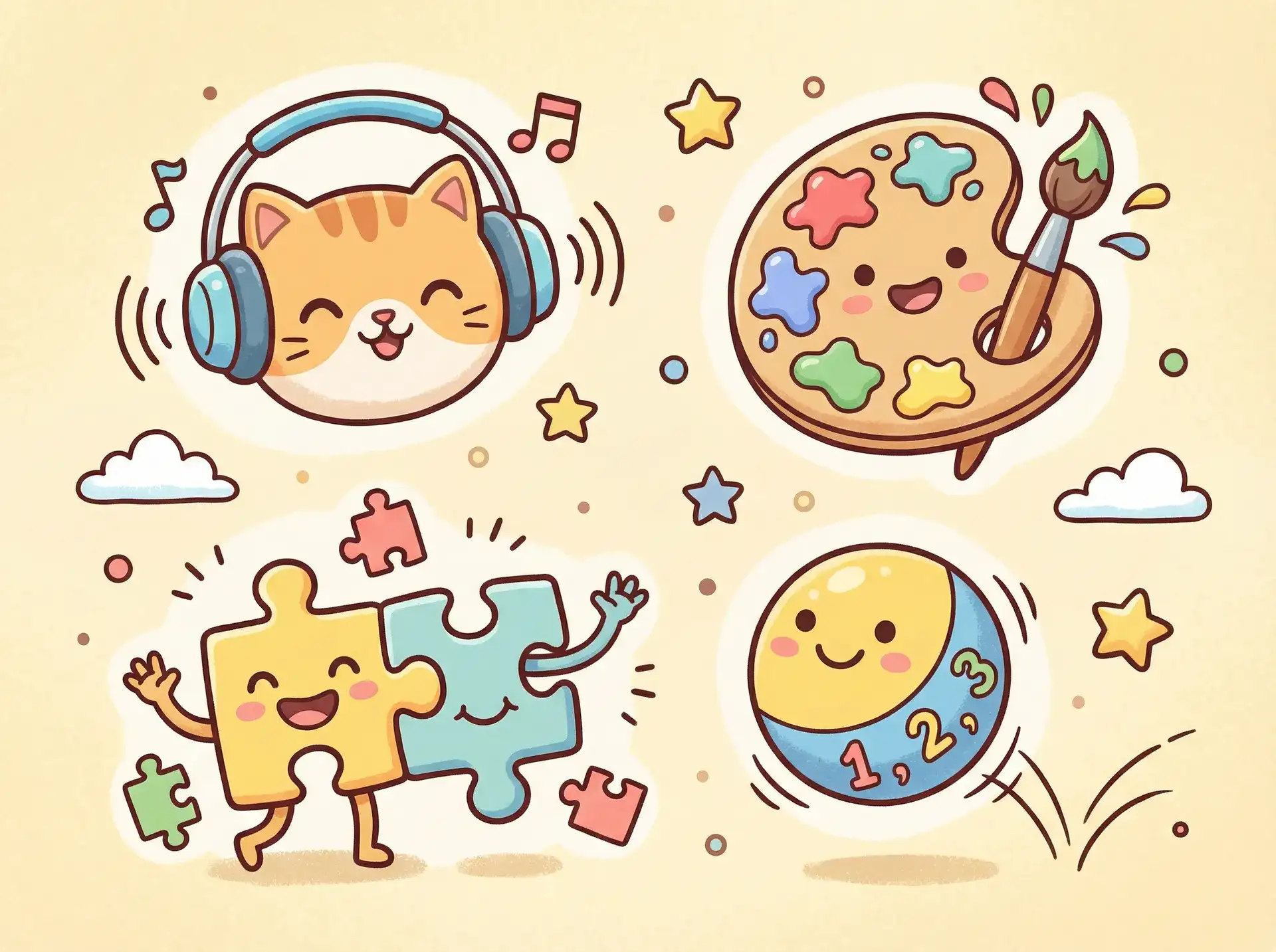 小朋友的手工作品 - 梦幻渡劫 益智创作